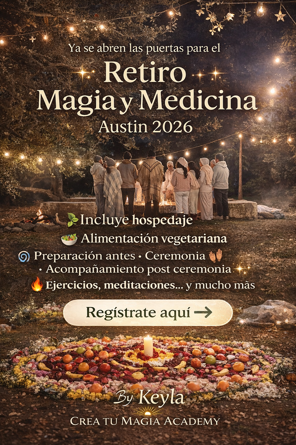 Reserva tu Espacio Sagrado — Retiro Austin Abril 2026