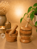 Morteros Artesanales de Madera