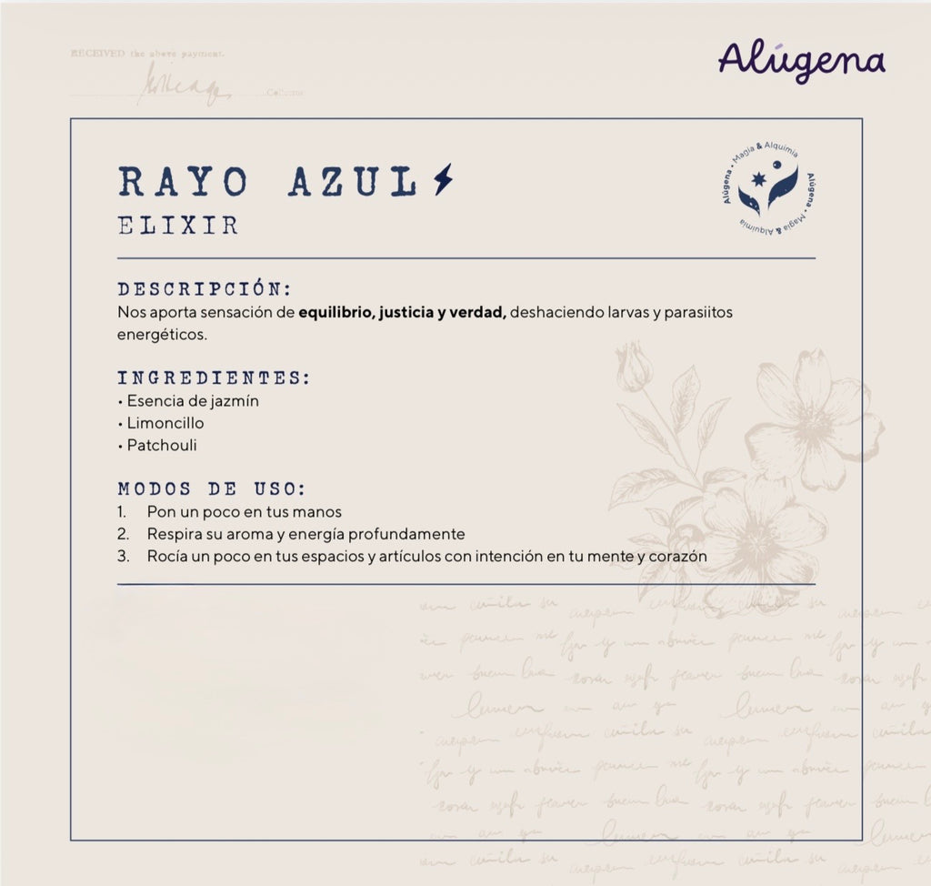 Elixir Rayo Azul