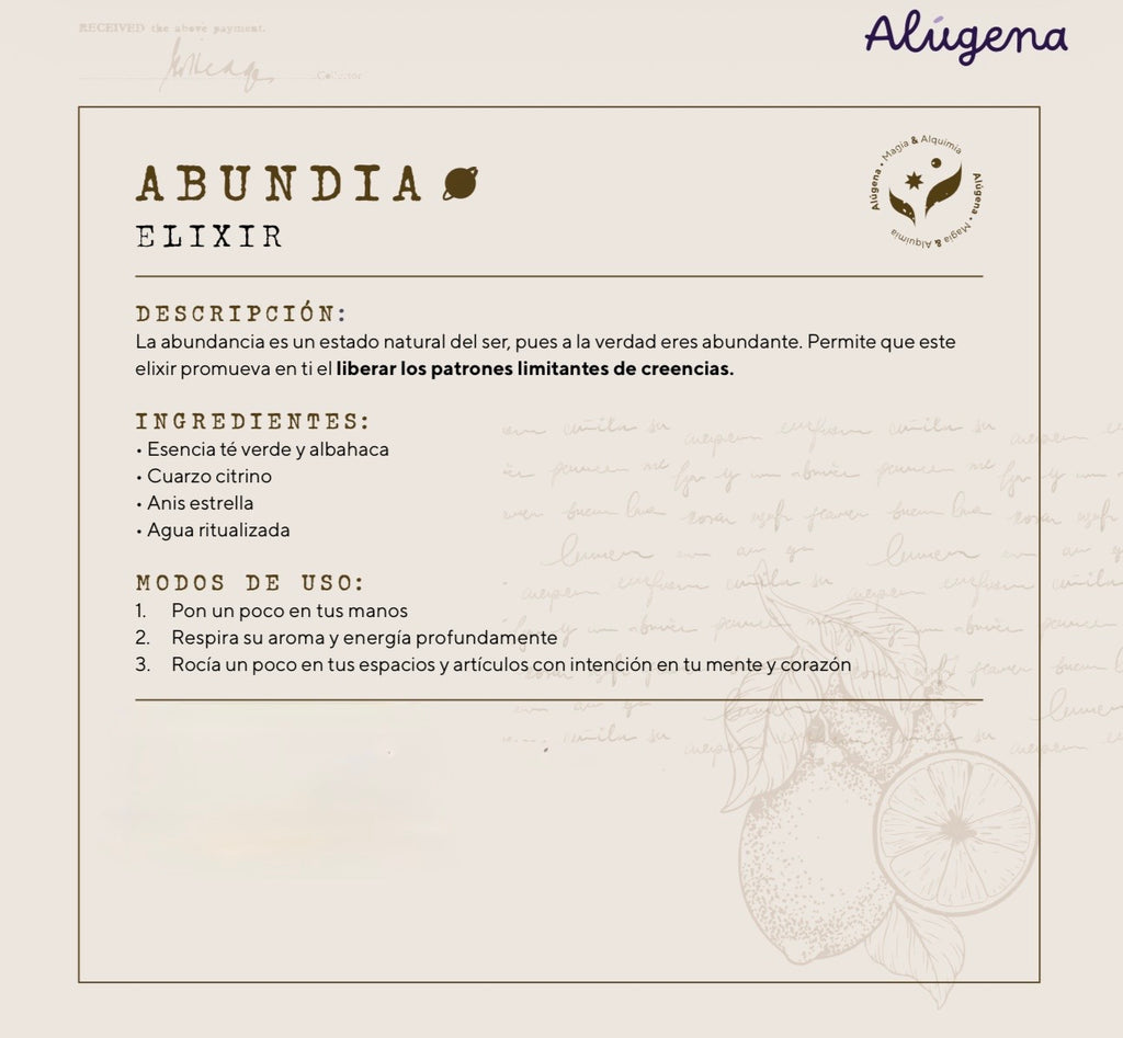 Elixir de Abundia