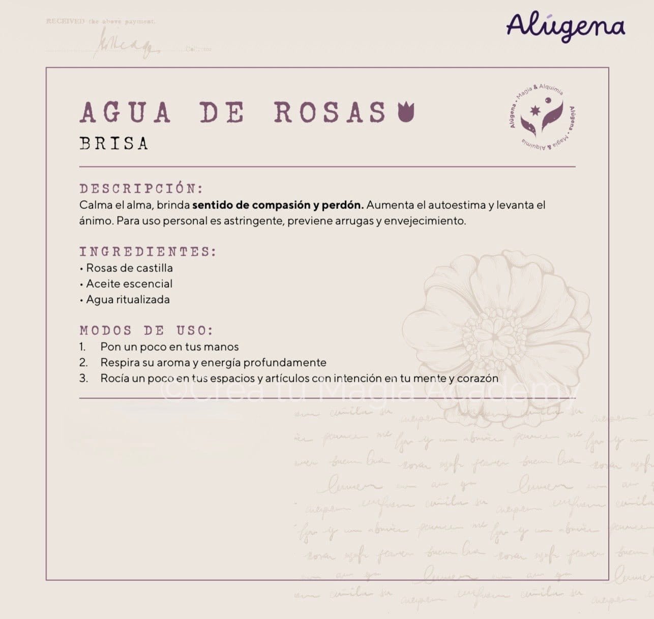 Agua de Rosas