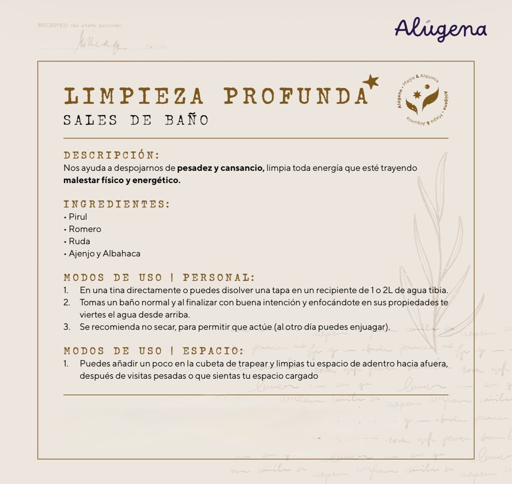 Sal de Baño - Limpieza Energética profunda