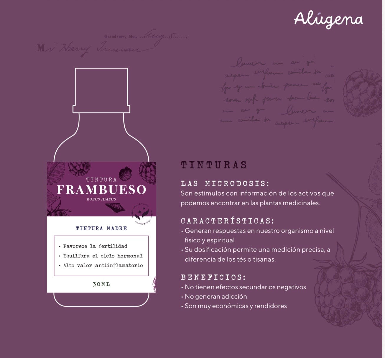 Tintura de Frambueso