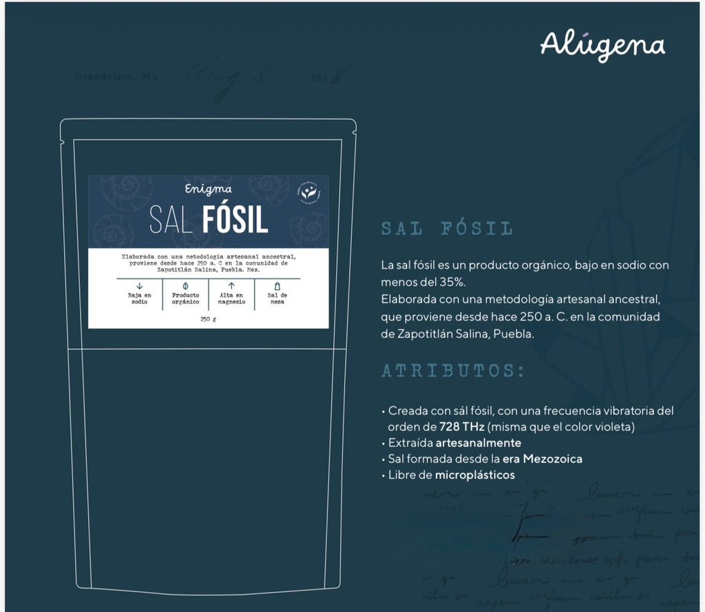 Sal Fósil de mesa